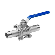 Кран нержавеющий шаровой стальной неполнопроходной муфтовый 12Х18Н10Т ДУ 10 Ру 100